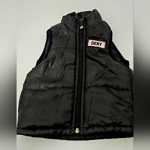Dkny Other - Dkny infant toddler black quilted vest sz 12 months